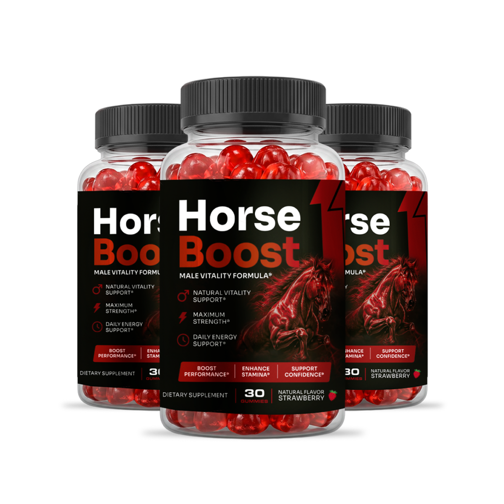 Three bottles of Horse Boost For Men